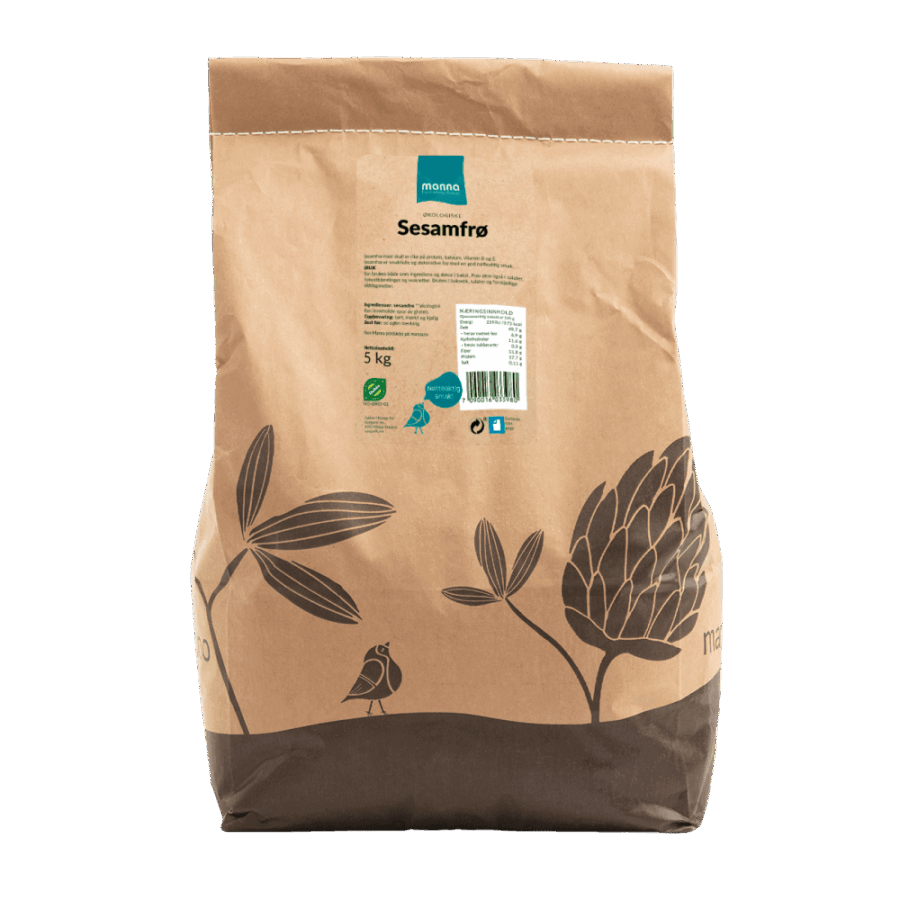 Sesamfrø, 5 kg, økologisk