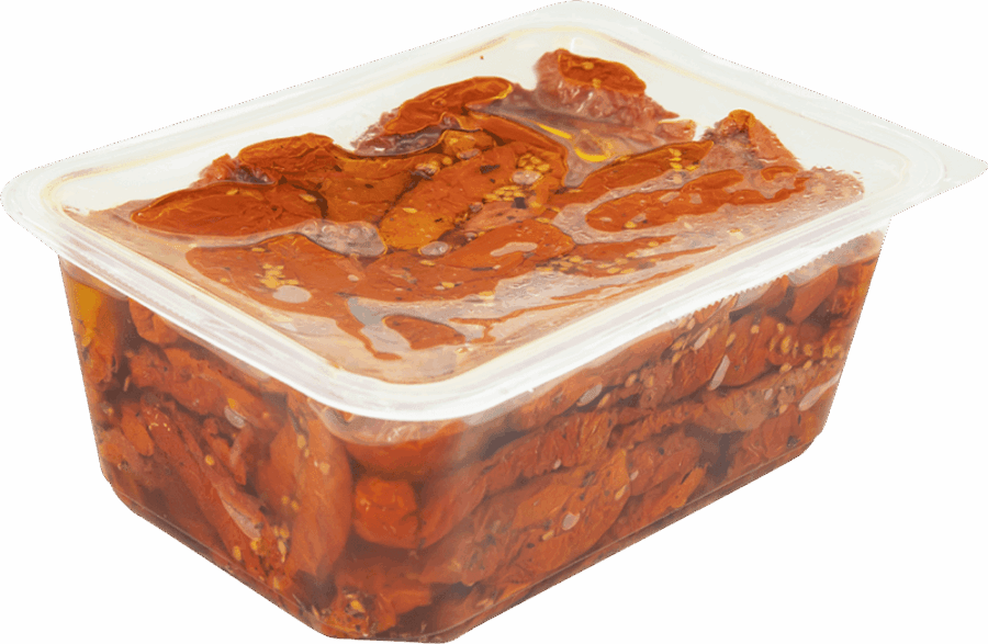 Soltørkede tomater i olje, 1 kg, økologisk, Campo