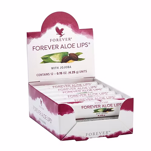 07d5bb_91c89027c5e9458aa54320f6b9509e4b~mv2 Forever Aloe Lips™ enkel pakke - Bilde 1