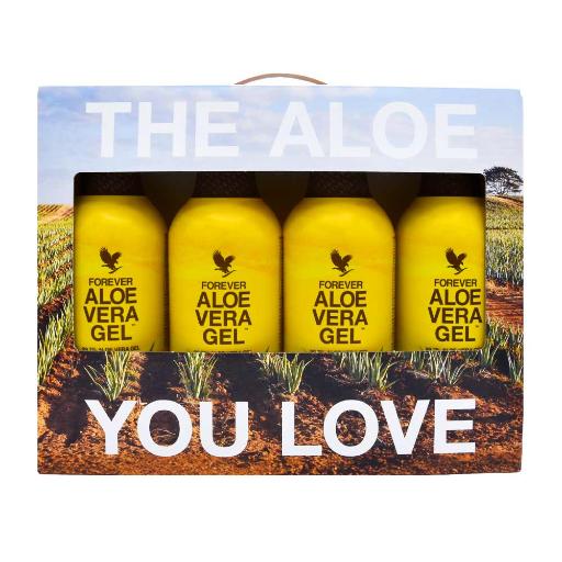 Forever Aloe Vera Gel™ 4-Pack - Bilde 1