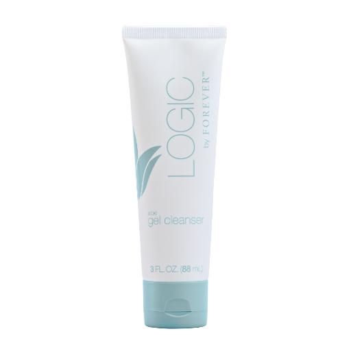 Tube med LOGIC by Forever aloe gel cleanser – en skånsom ansiktsrens med Aloe vera, kokos og akasie hos Økohjørnet.no.