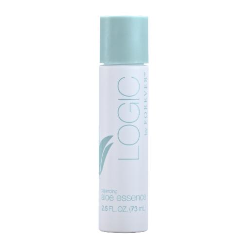 Flaske med LOGIC by Forever balancing aloe essence – pleiende essens med Aloe vera og agurkekstrakt hos Økohjørnet.no.
